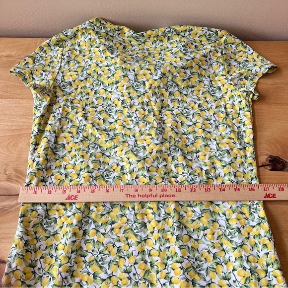 J MCLAUGHLIN YANNA DRESS S CATALINA CLOTH LEMON PRINT 1/4 ZIP POLO SUMMER NWOT - Picture 9 of 12